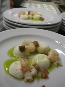 La ricotta di bufala in slsa di pisellini dolci_2